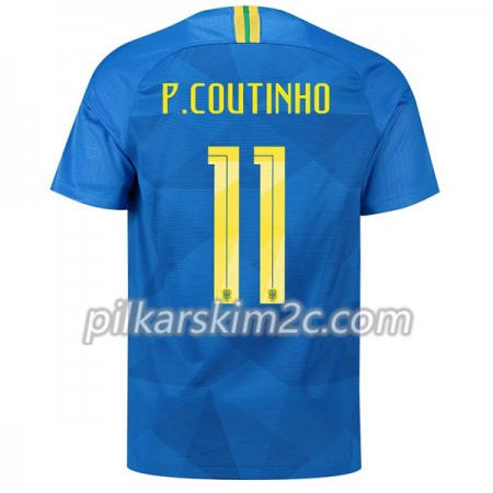 Koszulka Brazylia P.Coutinho 11 Precz Mistrzostwa Świata 2018 - Koszulki Piłkarskie